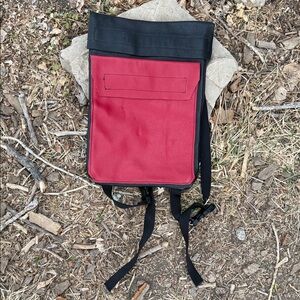 Vintage leather backpack